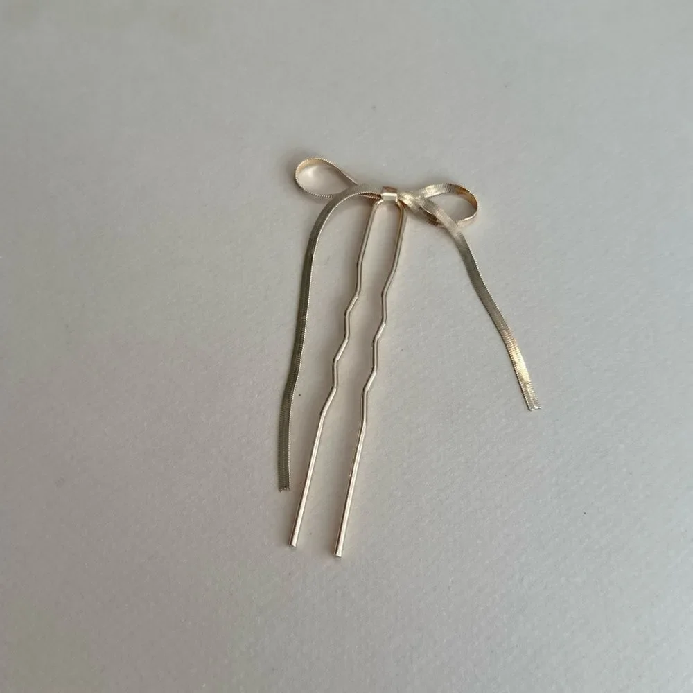 Bow hair pin M1151